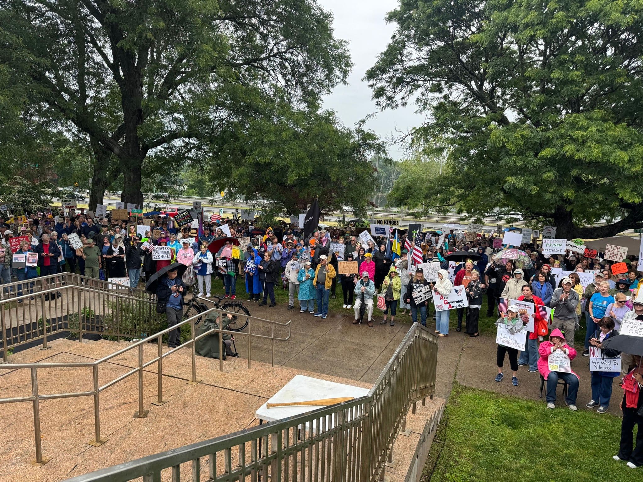 No kings day protest in Middletown, CT 2025