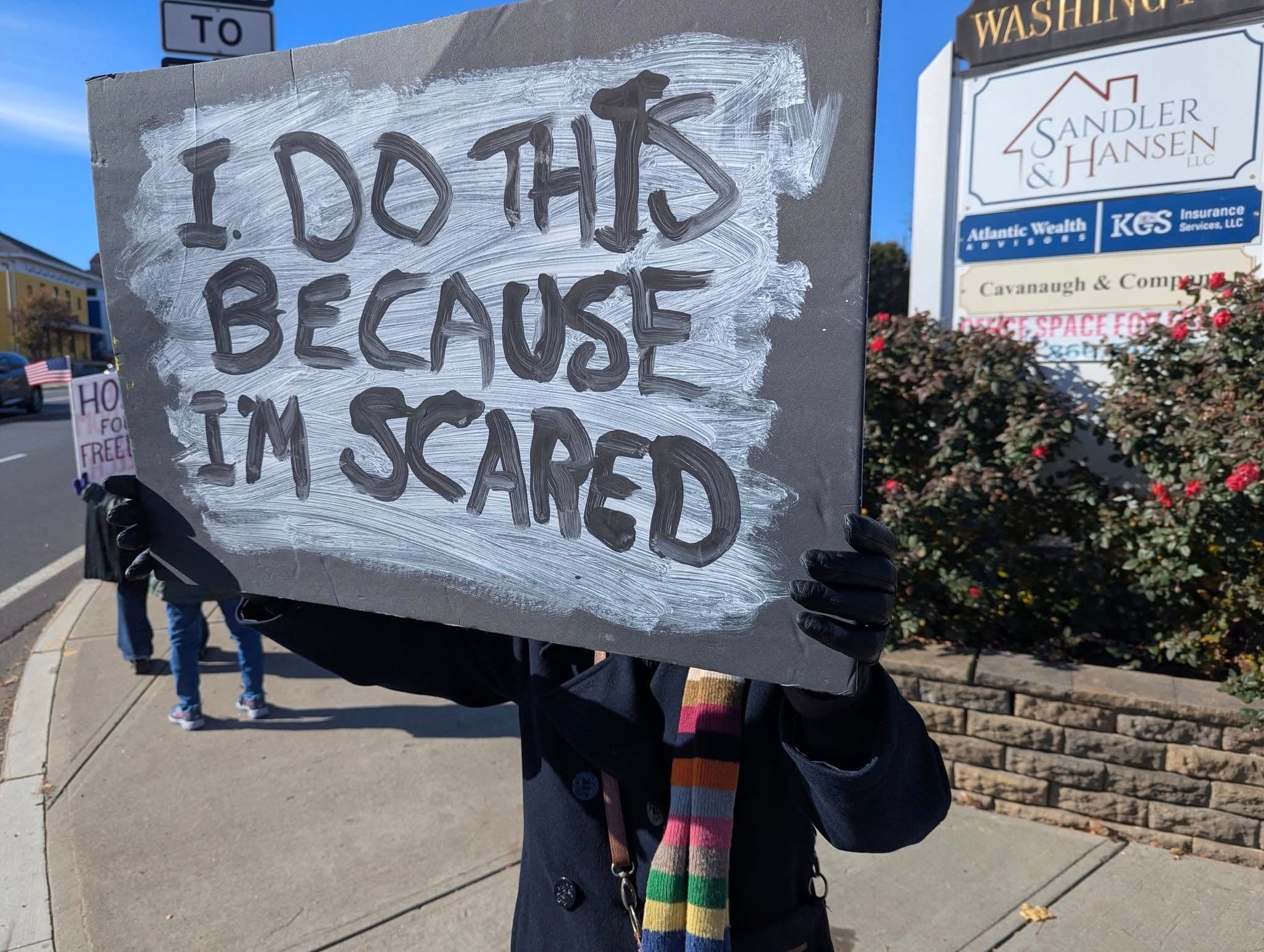 scared sign